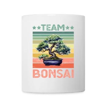 Bonsai Baum - Tasse - Weiß - Vorne
