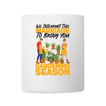 Amoureux des plantes Jardinage Mari Femme - Mug blanc - blanc - Devant