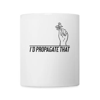 Amateur de plantes Jardinage - Mug blanc - blanc - Devant