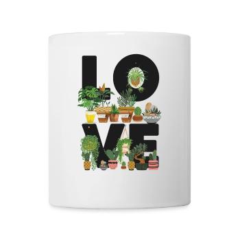 Amoureux des plantes Jardinage Amour - Mug blanc - blanc - Devant