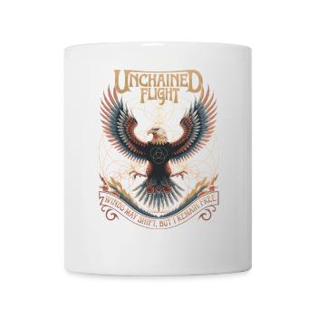 Vol déchaîné - Aigle et géométrie sacrée - Mug blanc - blanc - Devant