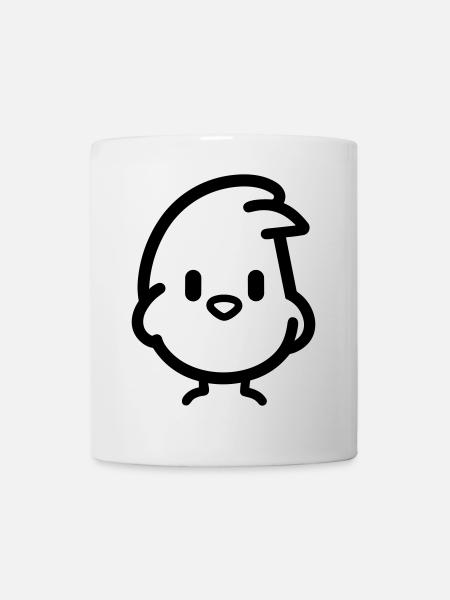 poussin - Mug blanc - blanc