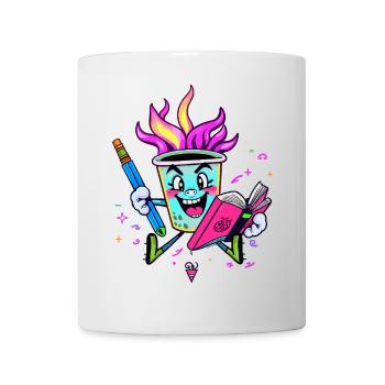 Coole Kaffeebecher - Tasse - Weiß - Vorne