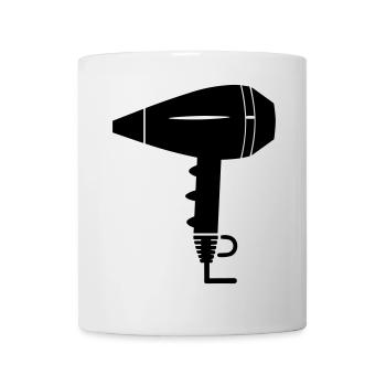 Hair dryer - Mug - white - Front