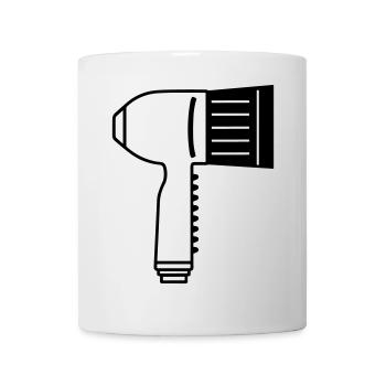 Hair dryer - Mug - white - Front