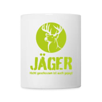 Jäger - Nicht geschossen ist auch gejagt - Tasse - Weiß - Vorne
