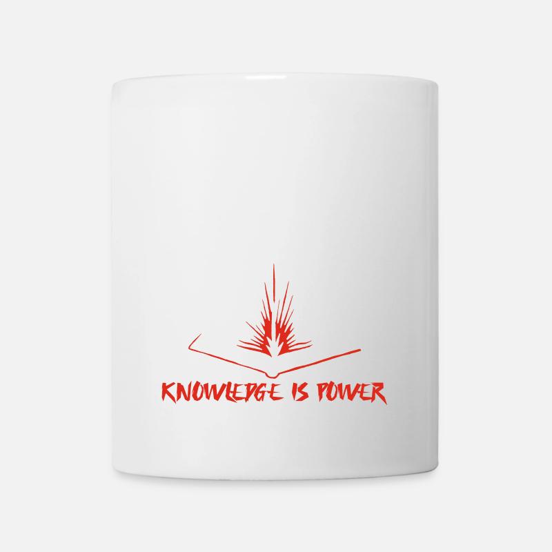 Le savoir est le pouvoir - Mug blanc - blanc