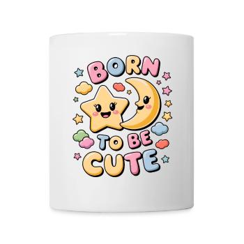 Born to be cute - Mug - white - Front