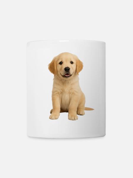 Chiot Golden Retriever - Mug blanc - blanc