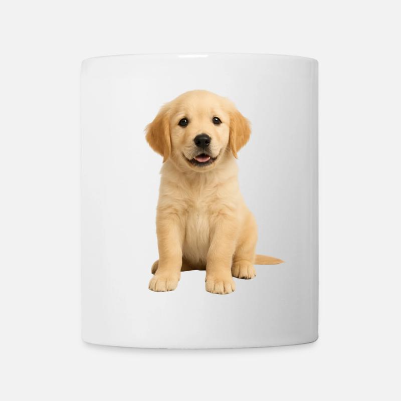 Chiot Golden Retriever - Mug blanc - blanc