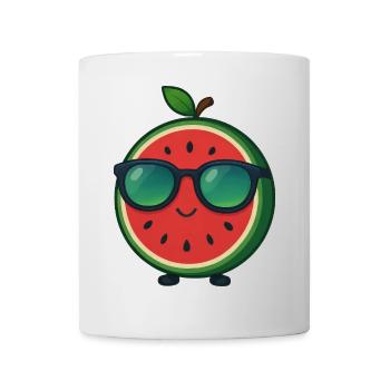Fruité pastèque Été Fun Fruit frais - Mug blanc - blanc - Devant