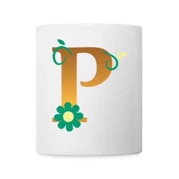 P - Tasse - Weiß - Vorne