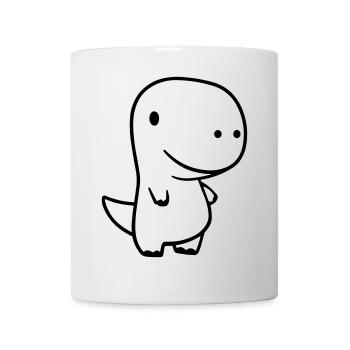 Dinosaurier - Tasse - Weiß - Vorne