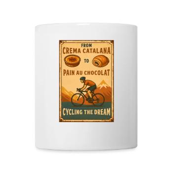 From Crema Catalana to Pain au Chocolat Cycling - Tasse - Weiß - Vorne