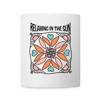 Relaxing in the sun - Tasse - Weiß - Vorne