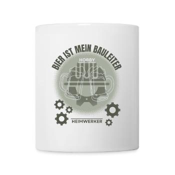 Beer is my site manager – do-it-yourselfer humor - Mug - white - Front