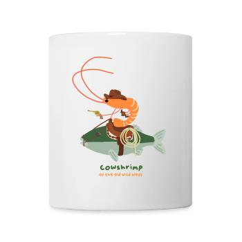 COWSHRIMP The Cowboy Shrimp - Mug - white - Front