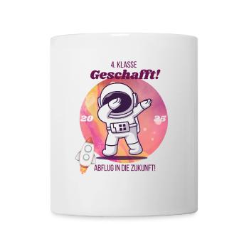 4e année terminée – Futur 2025 - Mug blanc - blanc - Devant