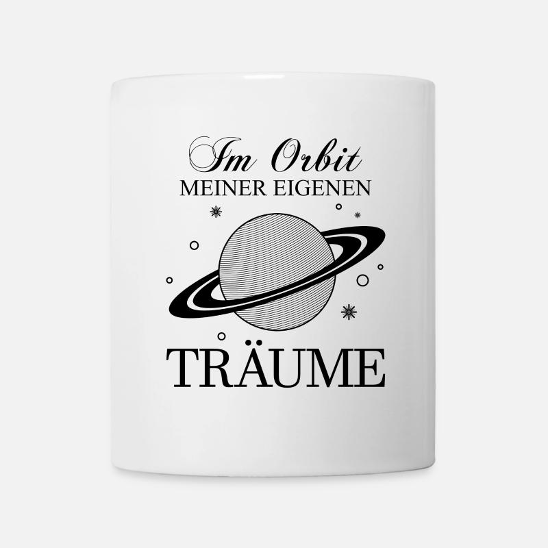 Saturn / Der Ringplanet / Planet der Ringe - Tasse - Weiß