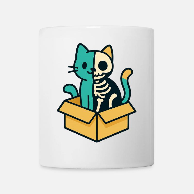 Schrödinger's Katze - Physik Design - Tasse - Weiß