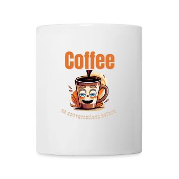 Coffee Mood – No Conversations Before Coffee - Mug - white - Front