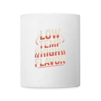 Fumage de la viande à basse température et grande saveur - Mug blanc - blanc - Devant
