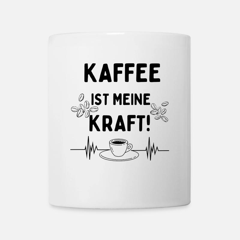 Coffee is my power – Coffee Motivation Design - Mug - white
