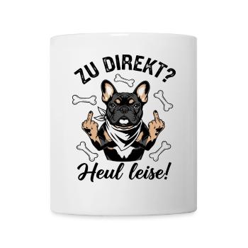 Bouledogue français cool - Mug blanc - blanc - Devant