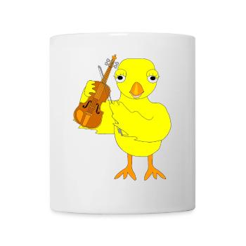 Violon Chick - Mug blanc - blanc - Devant