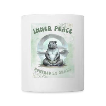 Inner Peace – Powered by Grass - Mug - white - Front
