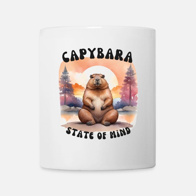 Capybara State of Mind – Chill & Calm Design - Tasse - Weiß