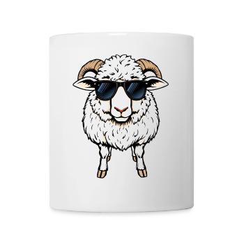 Schaf - Tasse - Weiß - Vorne