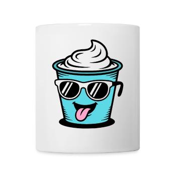 Cups Crème Frech Yoghurt Cream Cream Cream Pudding - Mug - white - Front