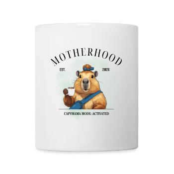Capymama Mode Activated – Motherhood 2026 - Mug - white - Front