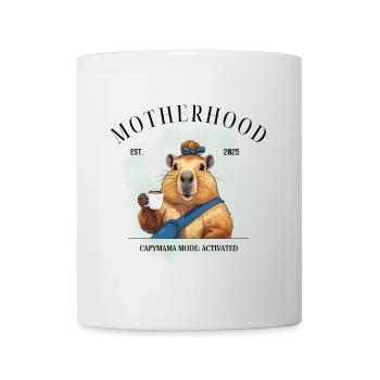Capymama Mode Activated – Motherhood 2025 - Mug - white - Front