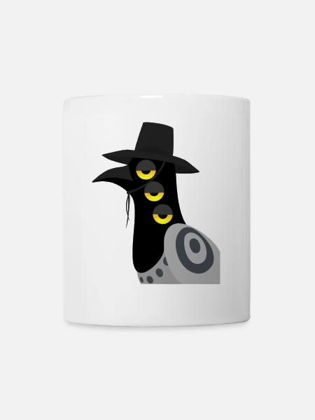 Dämonischer Vogel skeptisch - Tasse - Weiß