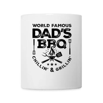 World Famous Dad's BBQ Chillin' & Grillin' Pitmast - Mug - white - Front