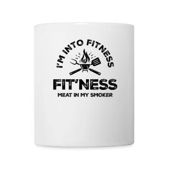 I'm Into Fitness Fit'ness Meat In My Smoker Funny - Mug - white - Front