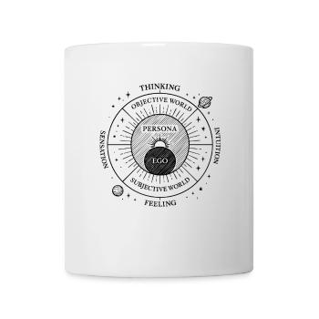 Carl Jung Psychology Chart – Persona & Ego - Mug - white - Front