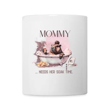 Mommy Needs Her Soak Time – Selfcare Mom Design - Mug - white - Front