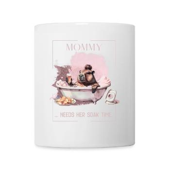 Mommy Needs Her Soak Time – Selfcare Mom Design - Mug - white - Front