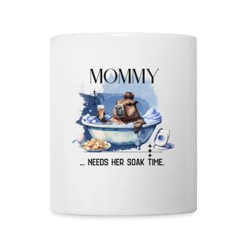Mommy Needs Her Soak Time – Selfcare Mom Design - Mug - white - Front
