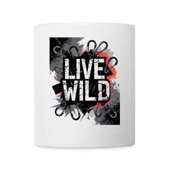 Conception de graffitis sauvages en direct - Mug blanc - blanc - Devant