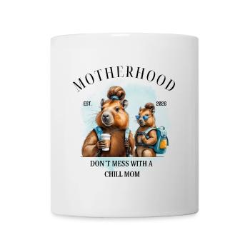 Chill Mom 2026 – Ne Pas Toucher à une Chill Mom - Mug blanc - blanc - Devant