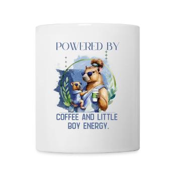 Boy Mom – Calm Energy | Gentle Motherhood - Tasse - Weiß - Vorne