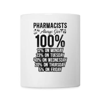 Pharmacy Tech Technician - Tasse - Weiß - Vorne