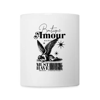 Boutique Amour Engel Unisex T-Shirt Sleep Angel - Tasse - Weiß - Vorne