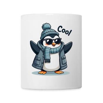 Coolguin - der coole Penguin - Tasse - Weiß - Vorne