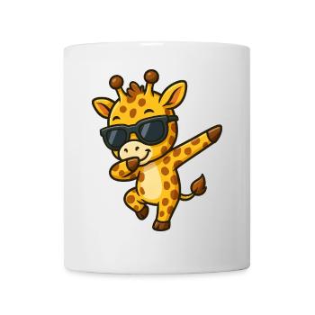Süße Giraffe Dabbing Sonnenbrille Safari Kinder - Tasse - Weiß - Vorne
