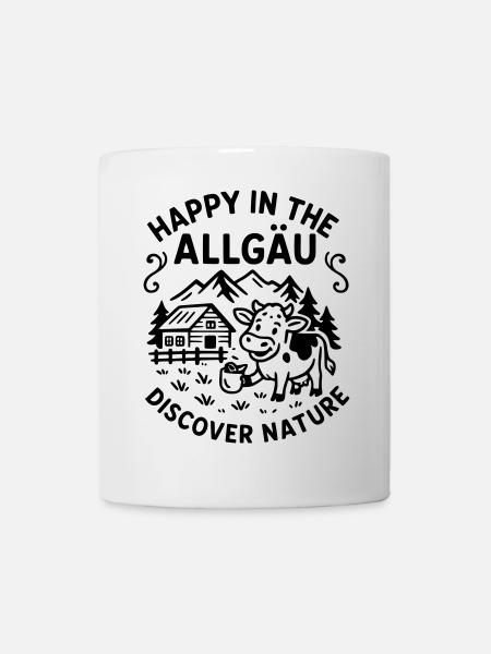 happyallgaeu - Tasse - Weiß